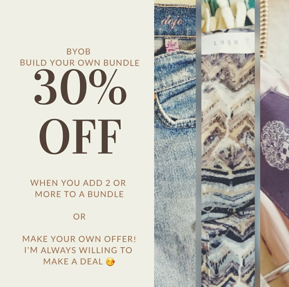 🌧🌫RAINY DAY DISCOUNT! BYOB 30% OFF